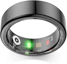 USA Electric Smart Rings for Men, Fitness Trackers for Women - Sleep Tracking Wearable - Heart Rate - Health Ring - IP68 Waterproof, Compatible with Android & iOS（Black (Size 8) : Electronics - Amazon.com