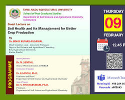 Image of Guest lecture at Birsa Agricultural University