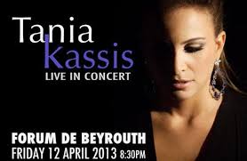 After her big success at l&#39;OLYMPIA in Paris and a wonderful Christmas concert at the Lebanese Presidential Palace, TANIA KASSIS will present on Friday April ... - B-6502-634983550171712612