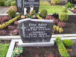 Grab von Peter Aden (12.09.1911-28.08.1945), Friedhof Spetzerfehn-