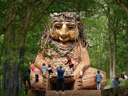 Austin's beloved Pease Park troll has burned down