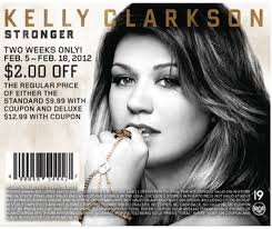 $2 off Kelly Clarkson&#39;s Stronger Album at Best Buy (Printable Coupon) | al.com - 10531147-large