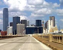 Image of Dallas skyline and Houston skyline