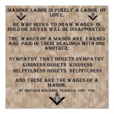 Benjamin Franklin Masonic Quotes. QuotesGram via Relatably.com