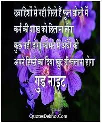 Good Night Motivational Shayari Hindi|Whatsapp Friends via Relatably.com