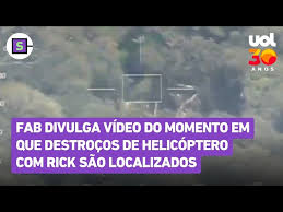 Mensagem de sobrinho ao piloto ajudou a achar helicóptero que caiu com Rick