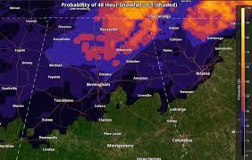 Snow? It’s possible for Alabama overnight and Monday