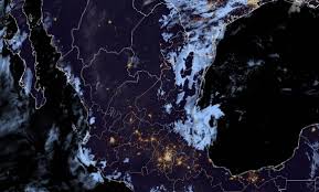 Ola de calor y surada en Veracruz