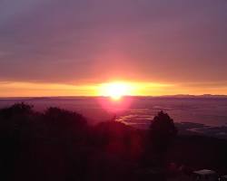 六甲山で初日の出