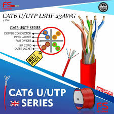 Cat6 Outdoor Cable 23 AWG Ethernet LAN PoE Network U ...