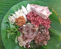 Surga kuliner solo nasi pecel Pecel Ndeso Bu Ndari