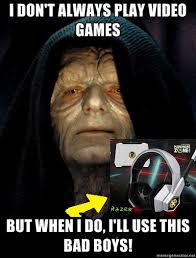 Memes for Mean Gaming Gears - The Razer Star Wars: The Old Republic Meme Making Contest! - starwarsmeme