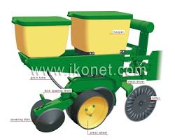 Image of Seed drill transport wheels
