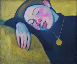 Schlafendes Mädchen, 1907 von Sonia Delaunay (Sarah Ilinitchna Stern) ...