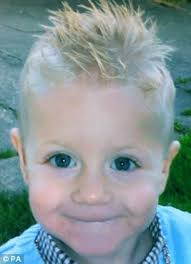 A three-year-old who was killed in a suspected hit and run was a &#39;very special&#39; boy with a &#39;cheeky little smile&#39;, his family said today. - article-2487383-1934DFD600000578-838_306x423