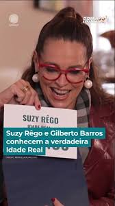 Suzy Rêgo e Gilberto Barros conhecem a verdadeira Idade Real #DomingoEspetacular #shorts