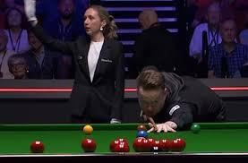 World Snooker Championship semi-final halted as ref threatens to boot fans out