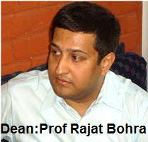 Rajat Bohra. Designation:- Dean &amp; Program Director. Qualifications:- MBA from Fore School of Management. Professional Membership: - 634943719454104120_rajat