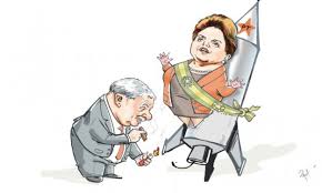Resultado de imagem para Dilma, boi de piranha de Lula