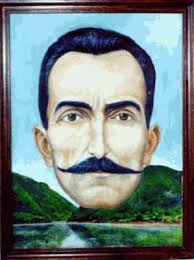 El retrato de José María Pino Suárez se exhibe en el palacio municipal. - 27t017-04