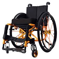 Amazon.com: Lightweight Folding Aluminium Frame Wheelchair ...