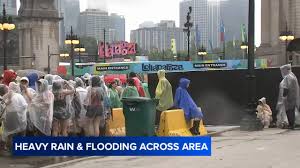 Chicago weather: Heavy rain Saturday across area causes flooding for roads, homes, businesses; Flood Warning, Flood Watch for most