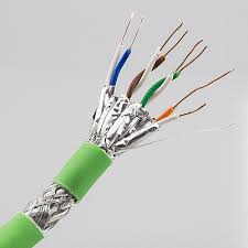 Ethernet SFTP 23AWG Cat6a Network Cable Al Foil Shielded ...