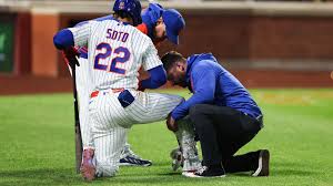 Soto fouls ball off ankle, later exits Mets' game vs. Tigers