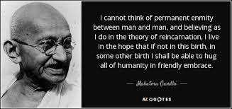 Mahatma Gandhi quote: I cannot think of permanent enmity between ... via Relatably.com