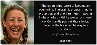 Chrissie Wellington quote: There&#39;s an importance of keeping an ... via Relatably.com