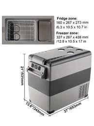 VEVOR 12 Volt Refrigerator, 58 Qt Car Refrigerator, Dual ...