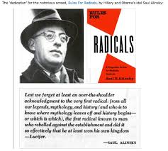 Saul Alinsky &amp; his Rules for Radicals dedication to Lucifer ... via Relatably.com