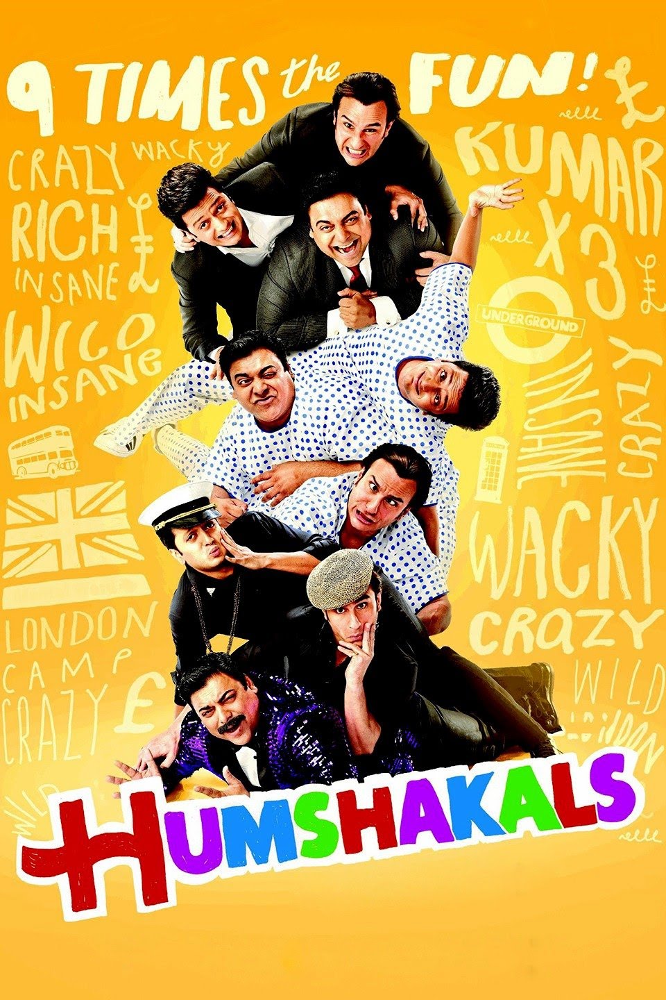Humshakals (2014) Hindi 720p BluRay 1.2GB ESubs