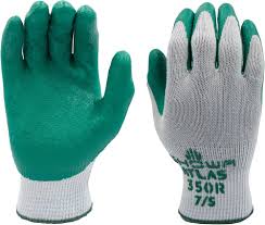 Atlas 350 Nitrile Palm Work Gloves with Poly ... - Amazon.com