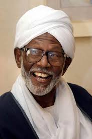 Hassan Abdallah al-Turabi is a prominent Sudanese Sunni Muslim, who advocates an Islamic state and is critical of Western secularism. - turabi