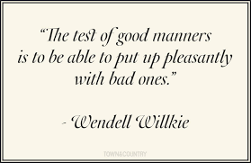 Good Manners Quotes - Best Quotes About Manners via Relatably.com