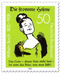 Die fromme Helene von Wilhelm Busch, Briefmarke 1982