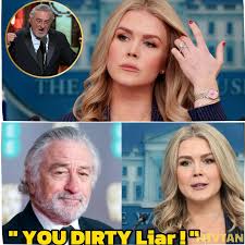 CAROLINE LEAVITT HUMILIATES ROBERT DAIRO ON LIVE TV – The Savage Words That Left an 81-Year-Old Hollywood Legend Speechless and Fleeing the Set Fox News turned into a battlefield when press secretary