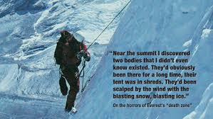 Hand picked ten powerful quotes about mountaineering image English ... via Relatably.com