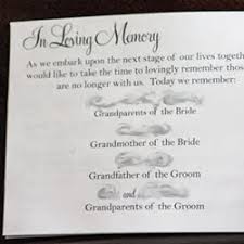 Wedding Program Memorial Quotes, In Loving Memory Quotes ... via Relatably.com