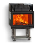 Montaggio inserto a legna -