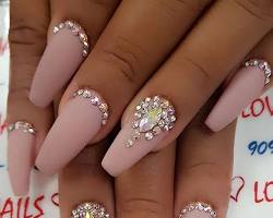 Image of Jeweled nail art