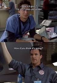 Ted found in the park throwing rocks - Funny Scrubs quotes with ... via Relatably.com