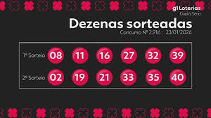Dupla Sena hoje: resultado do concurso 2916 e números sorteados