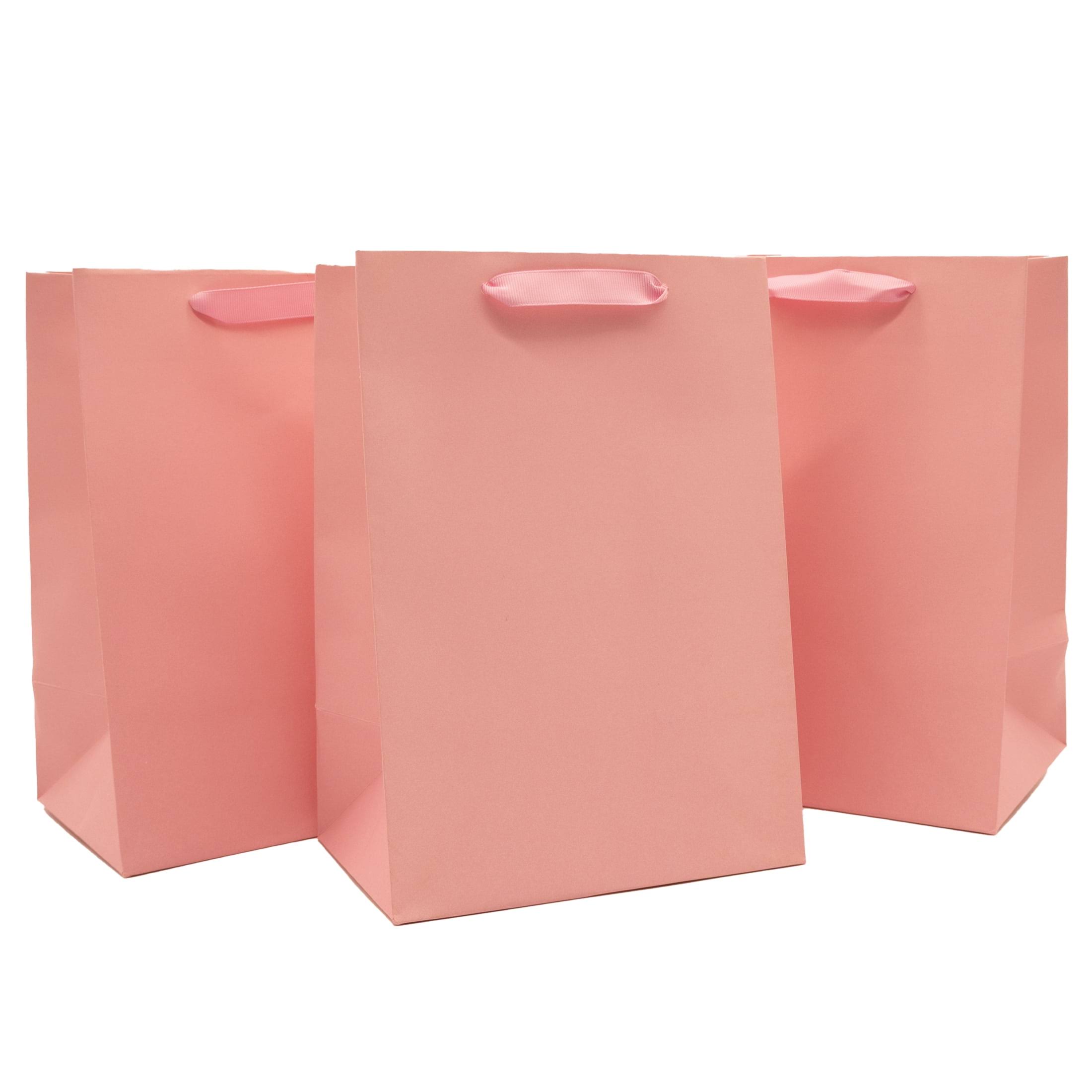 Large Pink Gift Bags 7" x 10