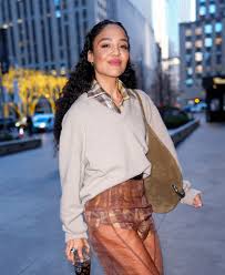 Tessa Thompson's Sheer Skirt and Sweater Is Far From Basic