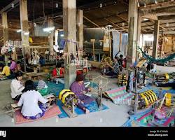Image of Cambodian textile workshop