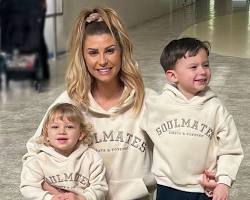 Image of Mrs. Hinch with her sons Ronnie and Lennie