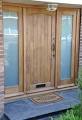 Solid oak exterior doors