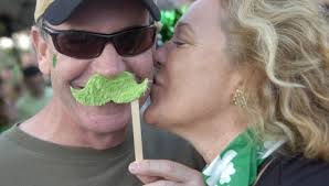 Patrick Doherty gets a kiss from his wife Maureen while partying at last year&#39;s Shamrock St. Patrick&#39;s Day Block Party in Sarasota. - HTTICKSHAMROCK18B_6808265-480x273